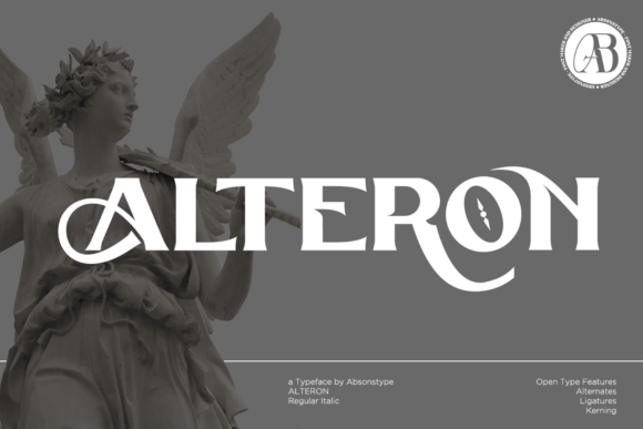 Alteron: A Romantic Serif Display Font for Scroll-Stopping Brand Content