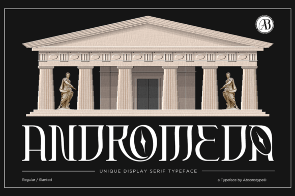 Andromeda: A Display Font for Elegant Digital Branding
