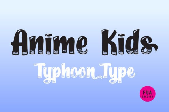 Anime Kids Font for Playful, High-Energy Web Design