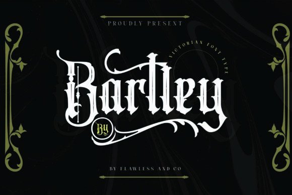 Bartley: A Bold Blackletter Display Font with Modern Edge