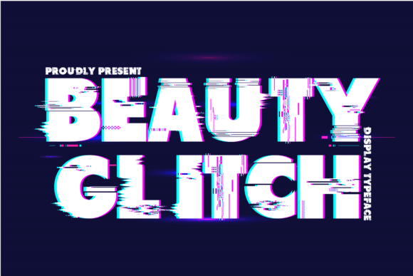 Beauty Glitch Font for Bold, Memorable Branding