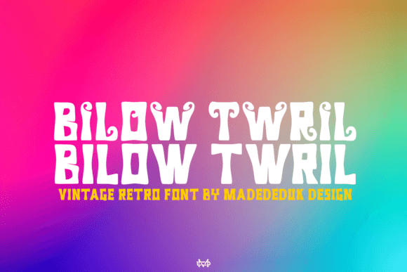 Billow Twril: A Vintage Display Font with Timeless Charm