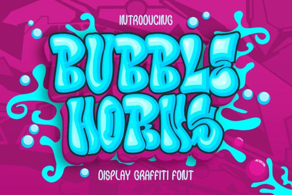 Bubble Horns Graffiti Font for Bold, Scroll-Stopping Visuals