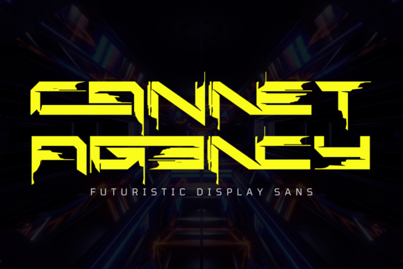 Cannet Agency Font: Cyberpunk Display for Bold Campaigns