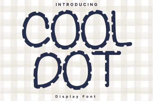Cool Dot Handwritten Display Font for Creative Campaigns