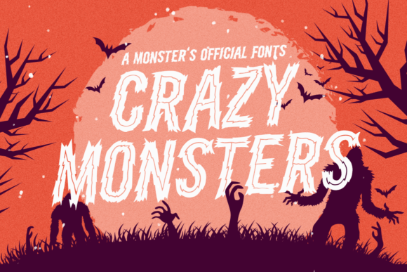 Crazy Monsters Display Font for Bold Digital Branding