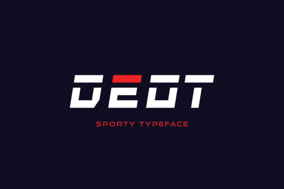 Deot: A Sporty Bold Font for Modern Brand Identity