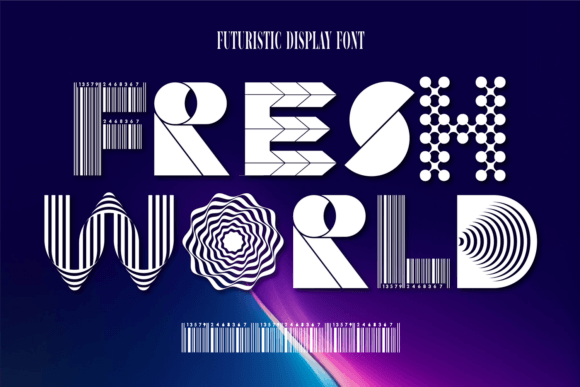 Fresh World: A Futuristic Display Font for Modern Digital Brands