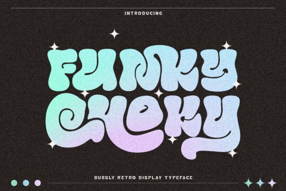 Funky Choky Display Font for Bold Digital Branding