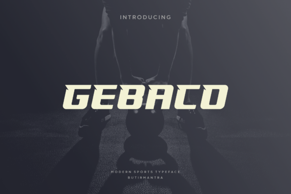 Gebaco Display Font for Bold Digital Branding