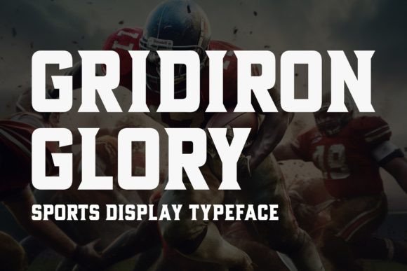 Gridiron Glory: A Modern Display Font for Bold Brand Campaigns
