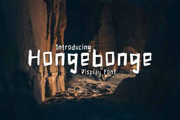 Hongebonge Display Font for Timeless Brand Identity