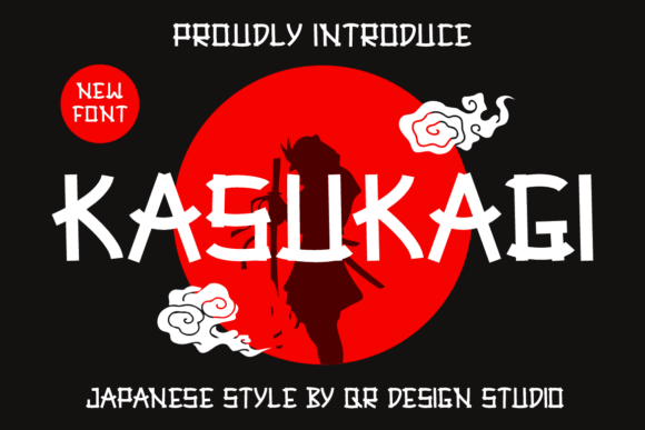 Kasukagi: A Japanese-Inspired Display Font for Editorial Elegance