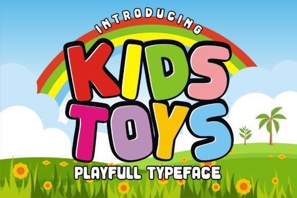 Kids Toys Bold Font for Playful Branding Projects