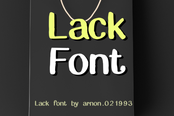 Lack Font: Cute Display Typeface for Scroll-Stopping Marketing