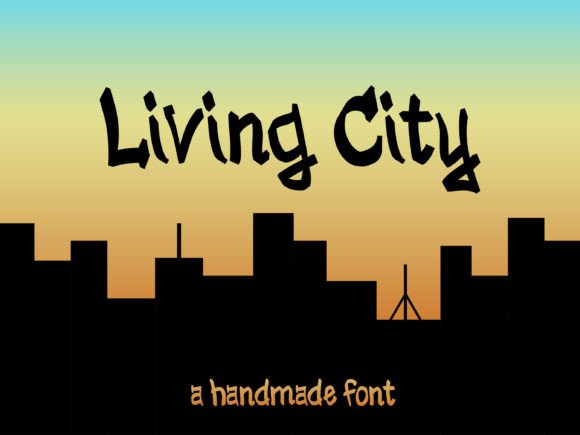 Living City Font for Modern Brand Identity