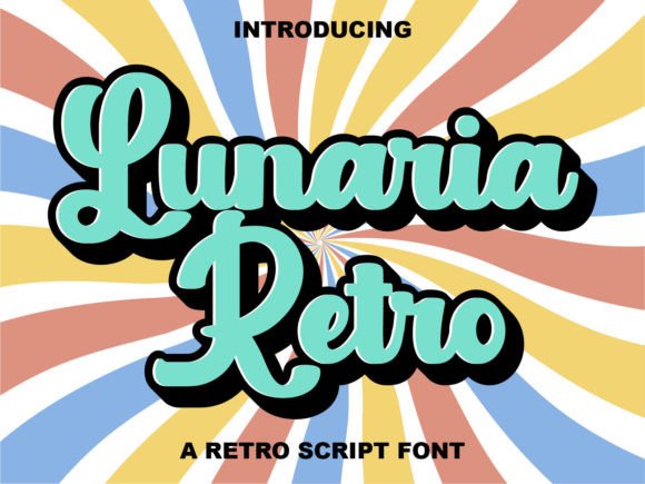 Lunaria Retro: A Quirky Display Font for Vintage Editorial Charm