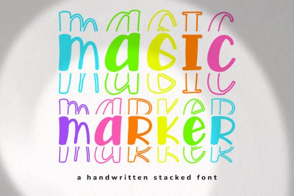 Magic Marker Font for Bold, Playful Campaign Graphics