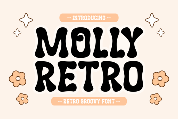 Molly Retro Font: Playful Retro Display for Scroll-Stopping Creatives