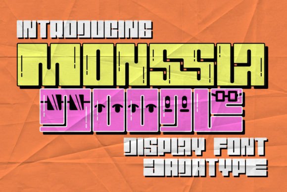 Monssla: A Bold Display Font for Real Branding Projects