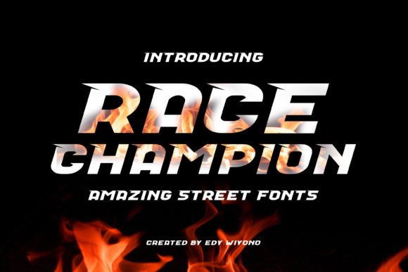 Race Champion Font for Bold Branding