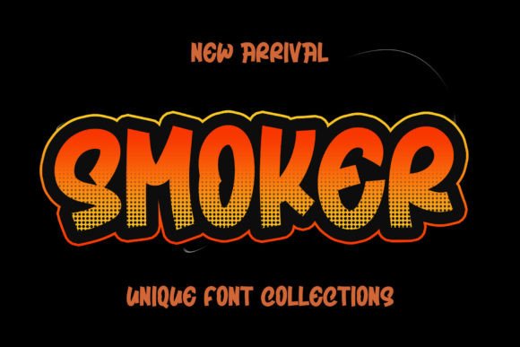 Smoker Font: A Display Font for Handmade Magic