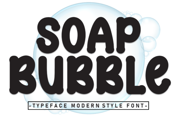 Soap Bubble Font: A Sweet Handwritten Display Typeface for Digital Brands