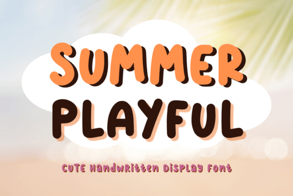 Summer Playful Font for Bold, Friendly Campaign Visuals