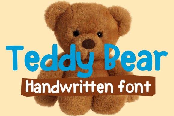 Teddy Bear: A Fun and Cute Display Font for Playful Editorial Design