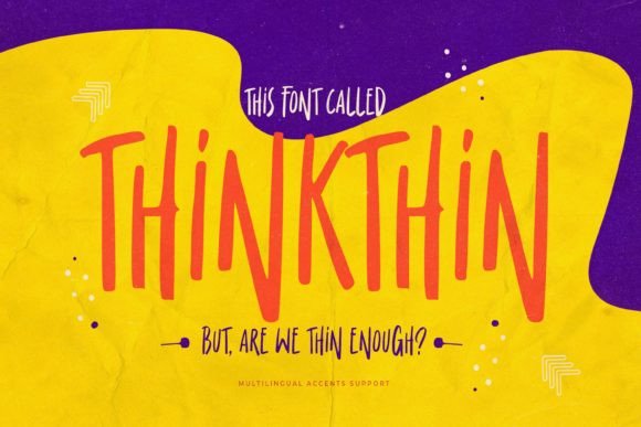 Thinkthin: A Display Thin Font for Scroll-Stopping Brand Content
