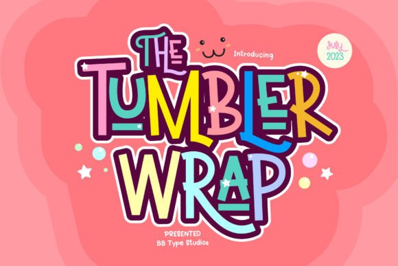 Tumbler Wrap Display Font for Sweet, Standout Campaigns