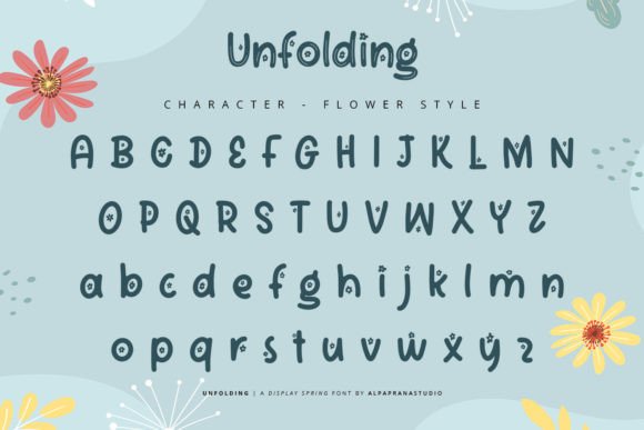 Unfolding: A Cute & Modern Display Font for Branding